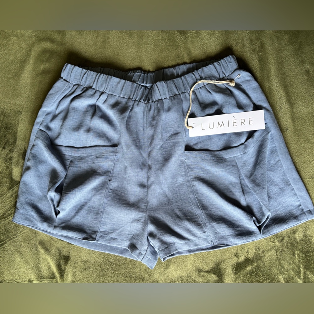 Lumiere Women's Blue Shorts
